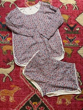 LAKE Pima Long-Short Set in Floral
